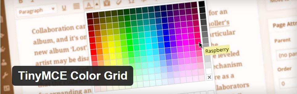 Color Palette – WordPress plugin