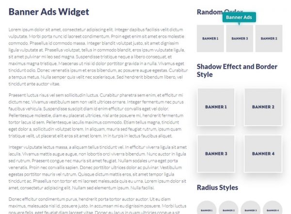 Banner Ads Widget