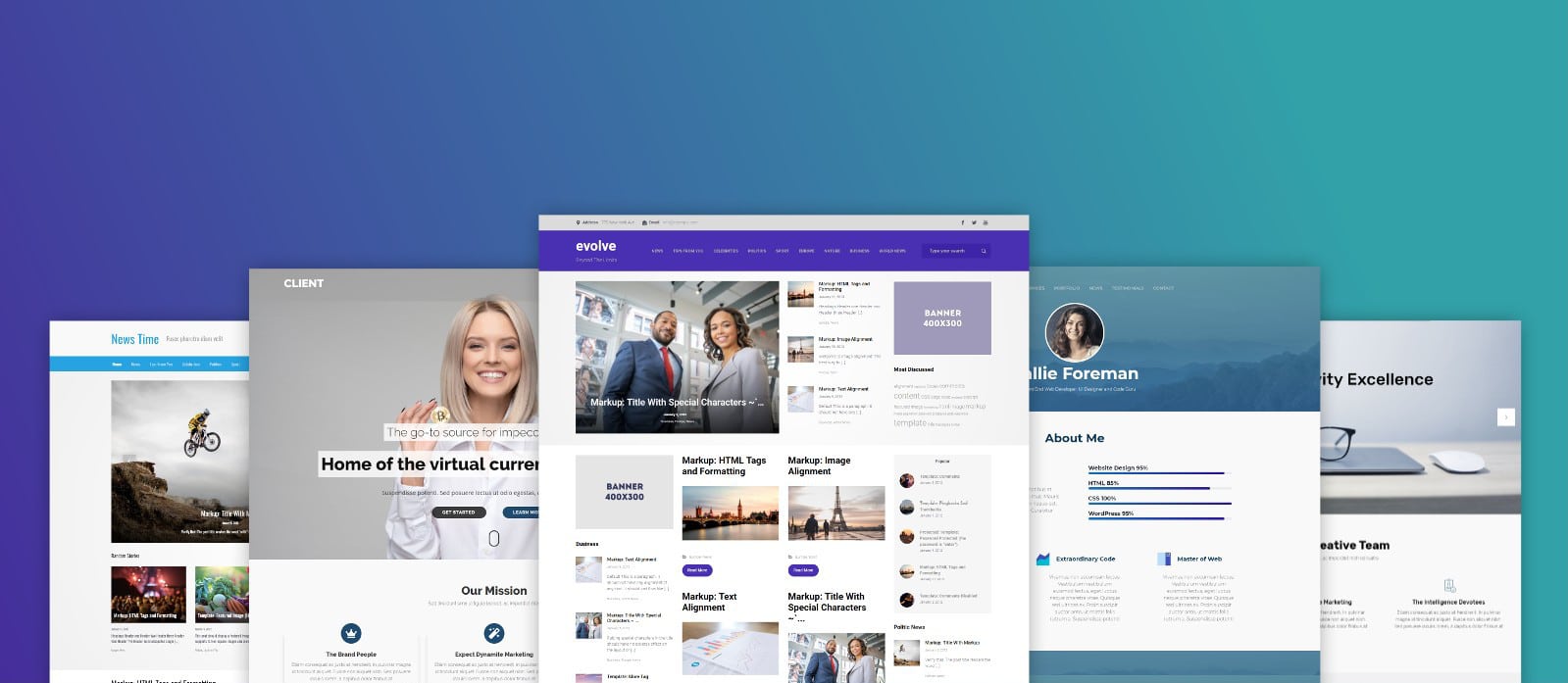 Evolve Multipurpose Wordpress Theme Theme4press